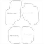 Hyundai Coupe or Coupe S Car Mats